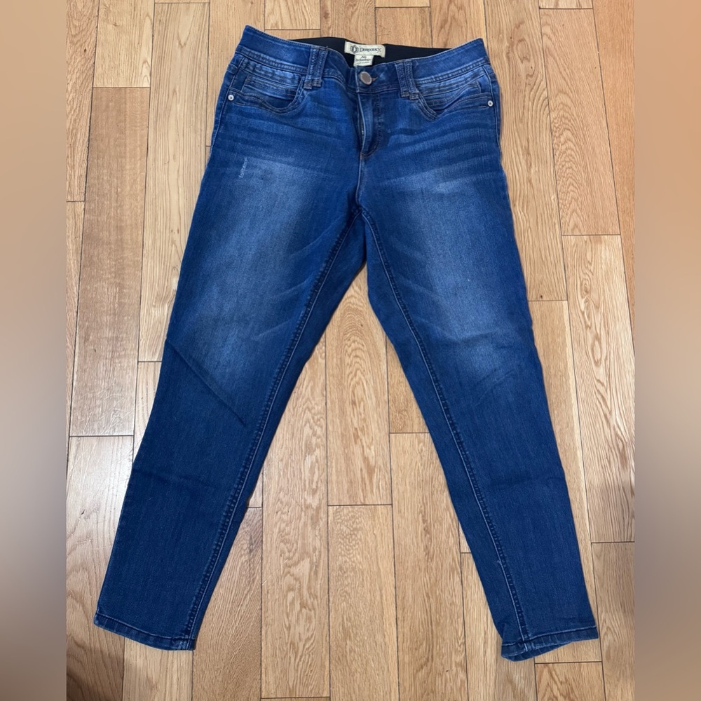 Democracy Stretch Blue Ankle Jeans “Ab” technology